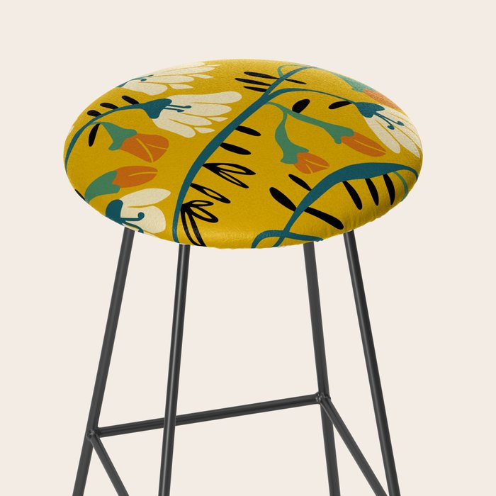 Matisse expression serenity yellow Stool Gallery Image 2
