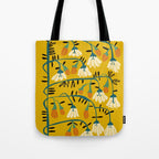 Matisse expression serenity yellow Tote Bag Gallery Image 1