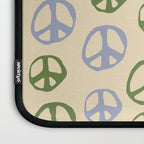 Hand-drawn Peace Symbol Pattern Laptop Sleeve Gallery Image 3