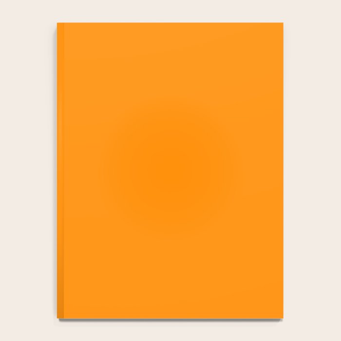 Solid Tangerine Notebook Gallery Image 4