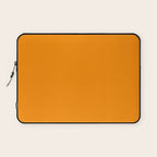 Solid Tangerine Laptop Sleeve Gallery Image 1