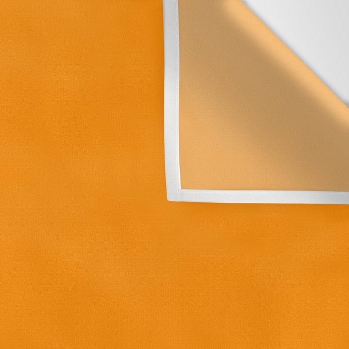 Solid Tangerine Wall Tapestry Gallery Image 3