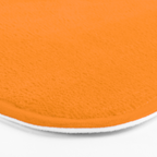 Solid Tangerine Bath Mat Gallery Image 3