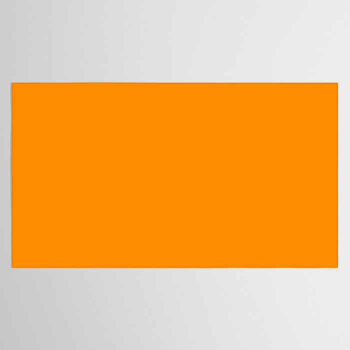 Solid Tangerine Tablecloth Gallery Image 2