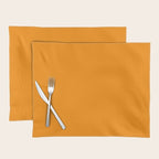 Solid Tangerine Placemat Gallery Image 1