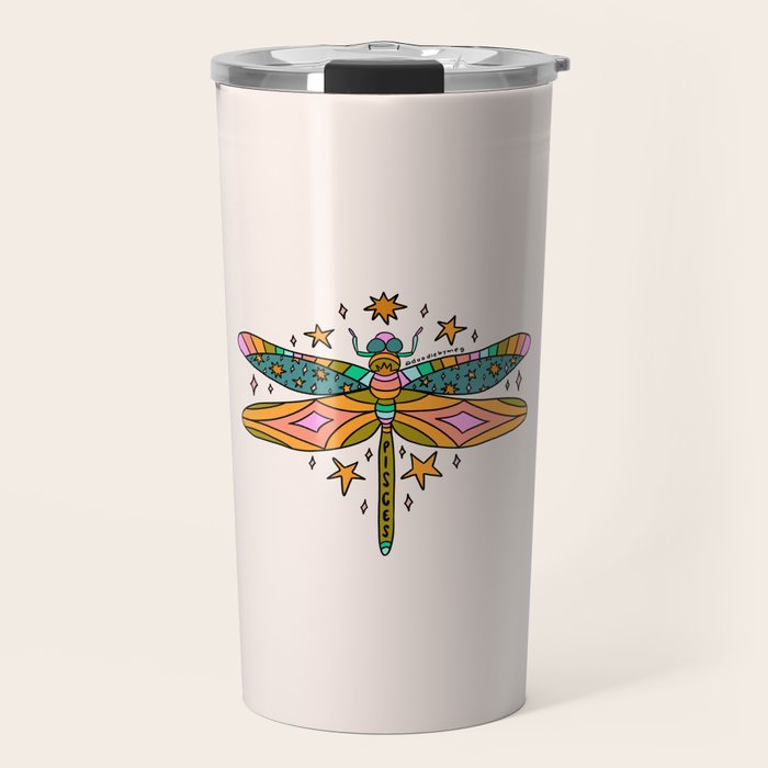 Pisces Dragonfly Travel Mug Gallery Image 1