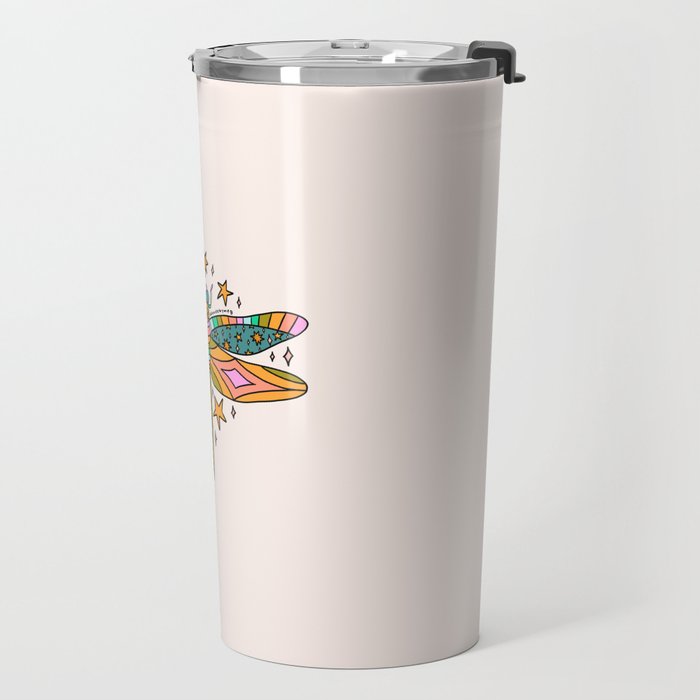 Pisces Dragonfly Travel Mug Gallery Image 2