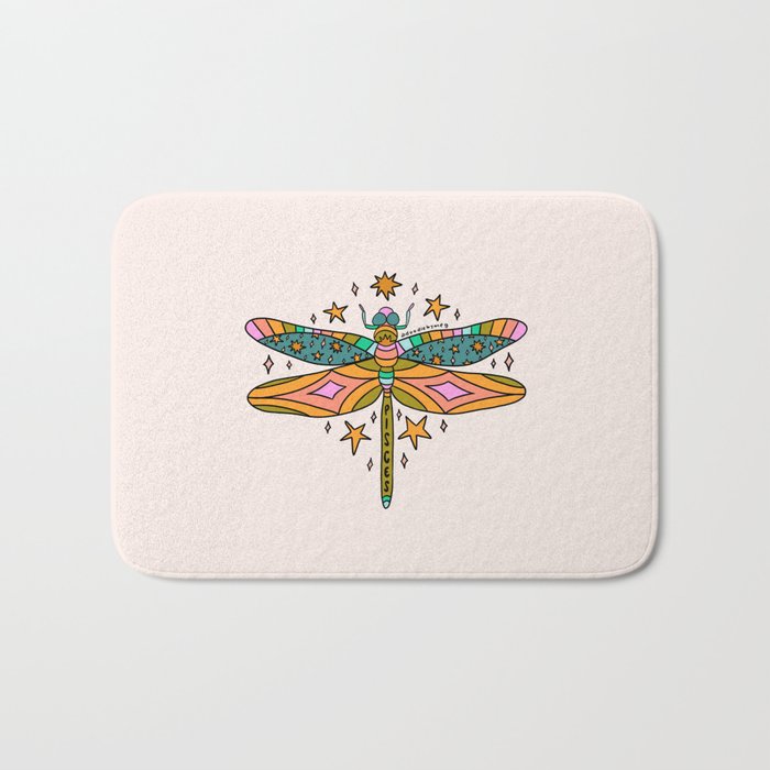 Pisces Dragonfly Bath Mat Gallery Image 1