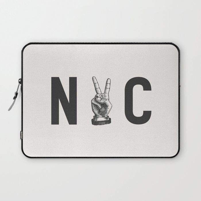 Peace in NYC Laptop Sleeve Gallery Image 1