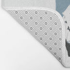 Parisian Glamour in Retro Style Bath Mat Gallery Image 2