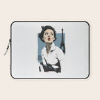 Parisian Glamour in Retro Style Laptop Sleeve Gallery Image 1