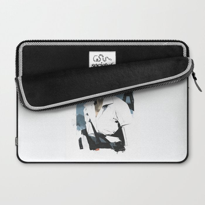 Parisian Glamour in Retro Style Laptop Sleeve Gallery Image 2
