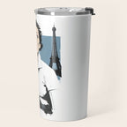 Parisian Glamour in Retro Style Travel Mug Gallery Image 2