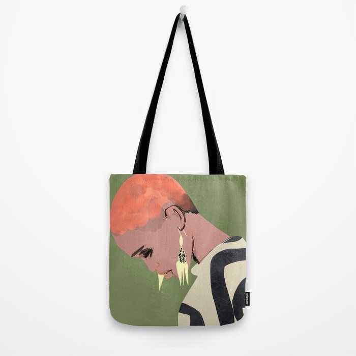 Girl Portrait 27 Tote Bag Gallery Image 2