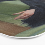 Decadent Young Woman, After the Dance, Vintage Portrait Art Bath Mat Gallery Image 3