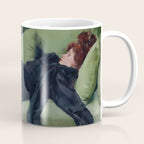 Decadent Young Woman, After the Dance, Vintage Portrait Art Coffee Mug Gallery Image 1