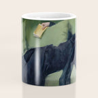 Decadent Young Woman, After the Dance, Vintage Portrait Art Coffee Mug Gallery Image 4