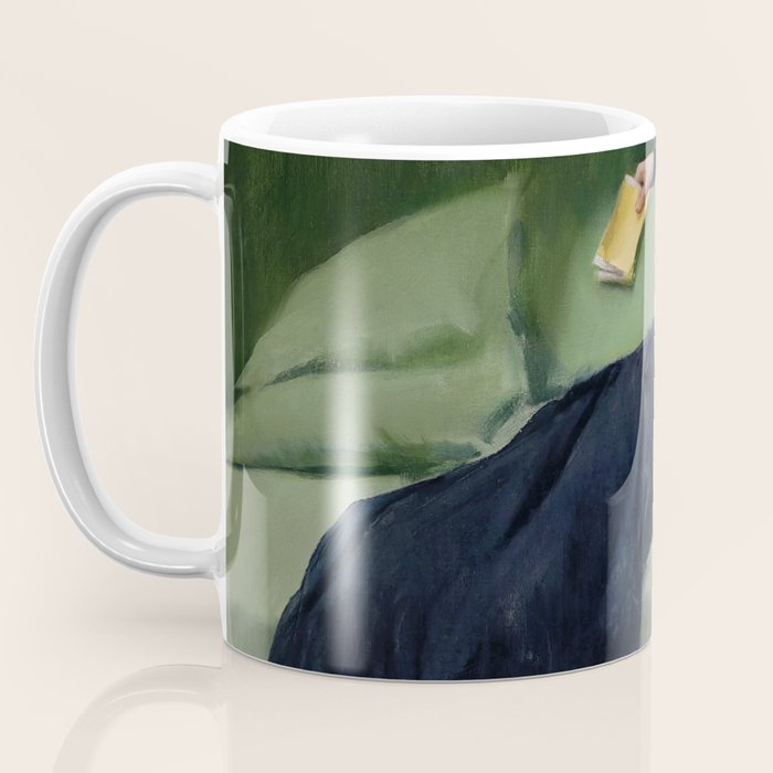 Decadent Young Woman, After the Dance, Vintage Portrait Art Coffee Mug Gallery Image 3