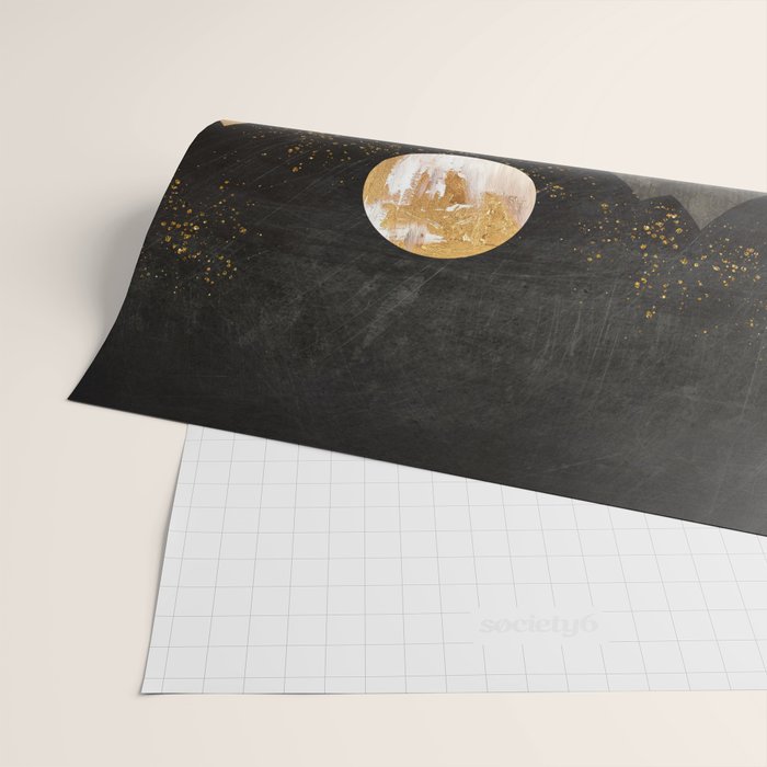 Metallic Night Wrapping Paper Gallery Image 2