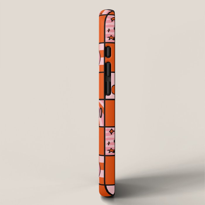 Scorpio Checkered Print iPhone Case Gallery Image 2