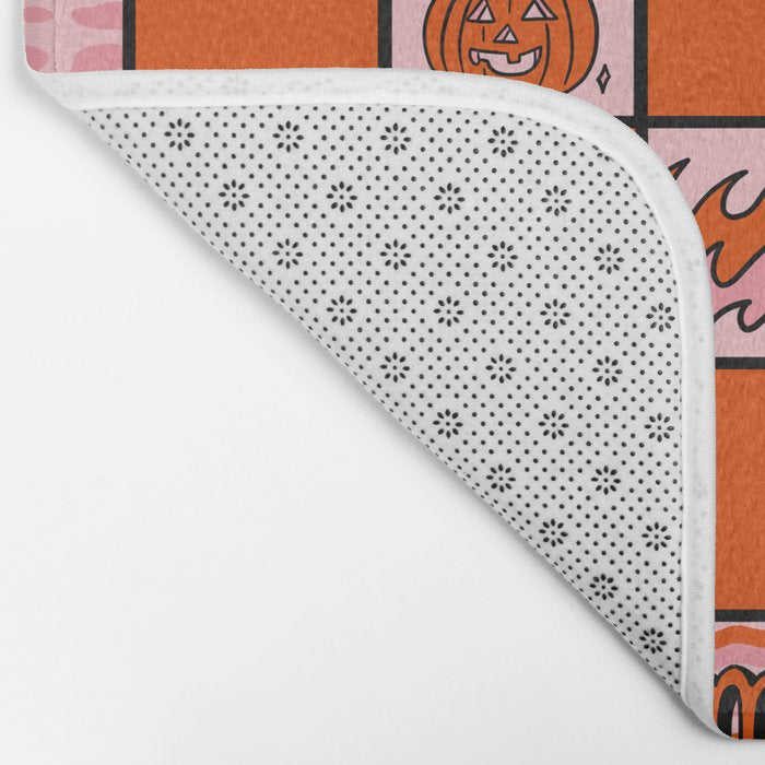 Scorpio Checkered Print Bath Mat Gallery Image 2