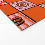 Scorpio Checkered Print Welcome Mat Gallery Image 2