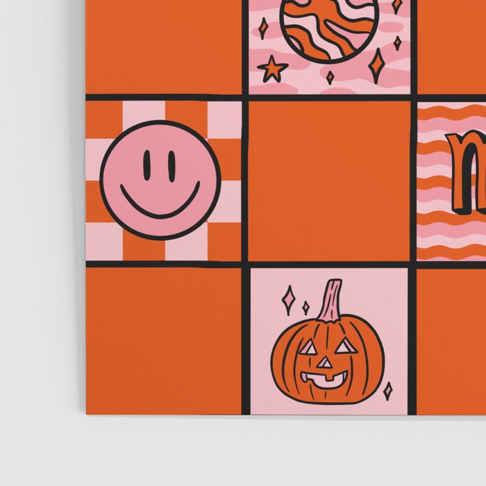 Scorpio Checkered Print Poster Gallery Image 3