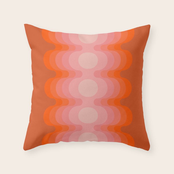 Strawberry Echo Out Throw Pillow Gallery Image 6