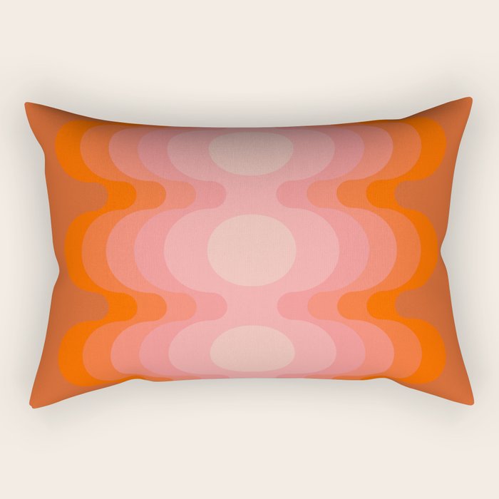 Strawberry Echo Out Rectangular Pillow