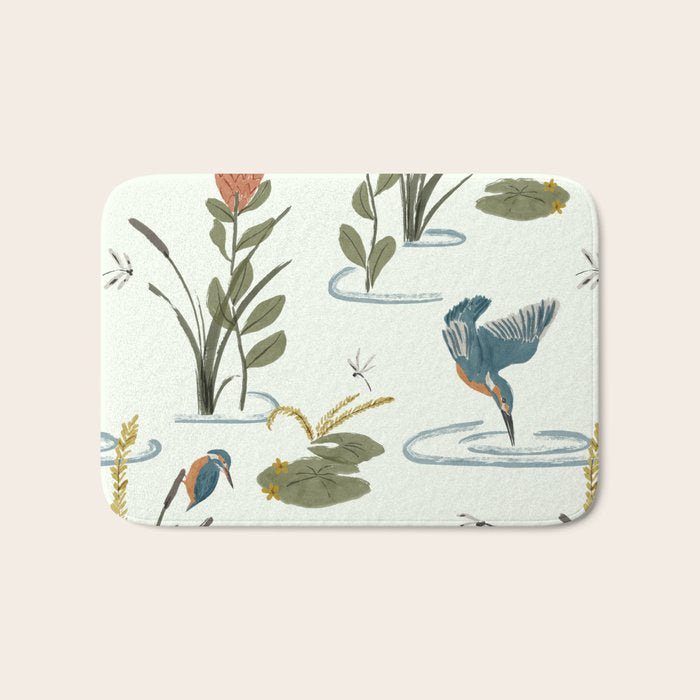 Flying Jewels Bath Mat Gallery Image 1