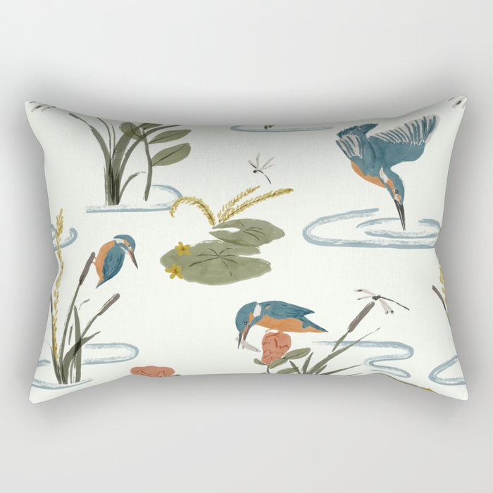 Flying Jewels Rectangular Pillow Gallery Image 2