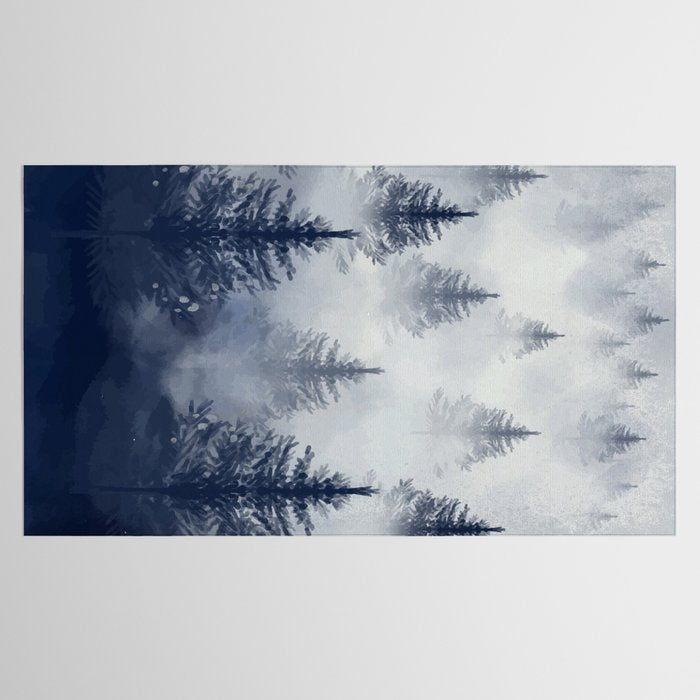 Foggy Forest 2 Tablecloth Gallery Image 2