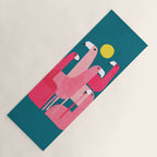 Pink flamingoes Yoga Mat Gallery Image 1
