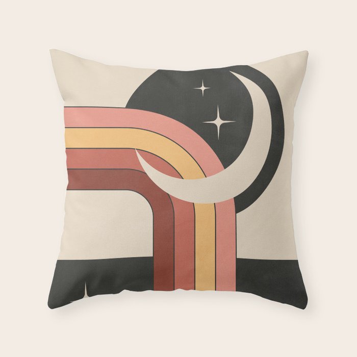 Geometric Abstraction 60 Throw Pillow Gallery Image 6