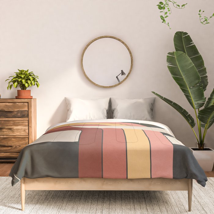 Geometric Abstraction 60 Comforter Gallery Image 3
