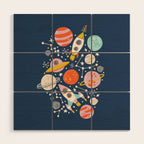 Space Wood Wall Art Gallery Image 1