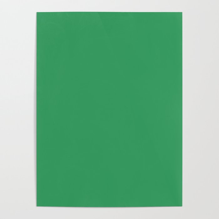 KELLY GREEN SOLID COLOR Poster Gallery Image 1
