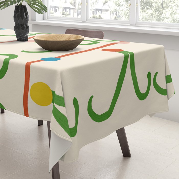 Colorful Dots Tablecloth Gallery Image 3
