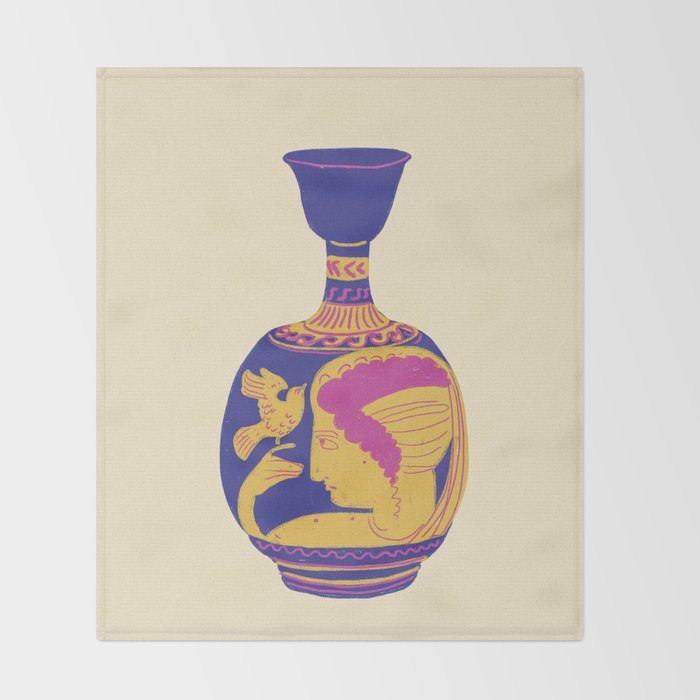 Roman vase Throw Blanket Gallery Image 2