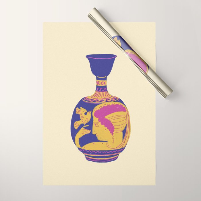 Roman vase Wrapping Paper Gallery Image 1