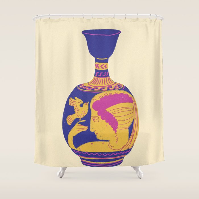 Roman vase Shower Curtain Gallery Image 1