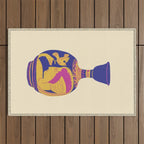 Roman vase Outdoor Rug Gallery Image 1
