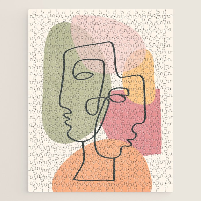 Abstract Profiles 04 Jigsaw Puzzle Gallery Image 1