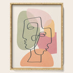 Abstract Profiles 04 Serving Tray Gallery Image 1