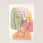 Abstract Profiles 04 Stationery Card Gallery Image 2