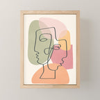Abstract Profiles 04 Mini Art Print Gallery Image 1