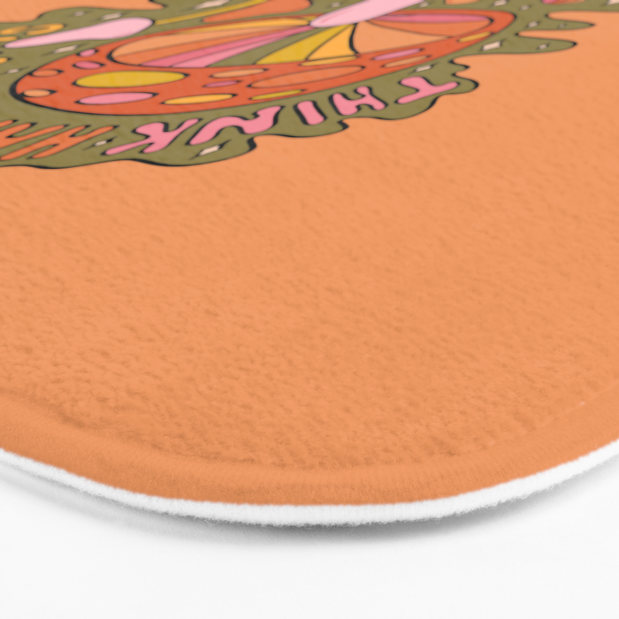 Think Happy Thoughts Bath Mat Gallery Image 3