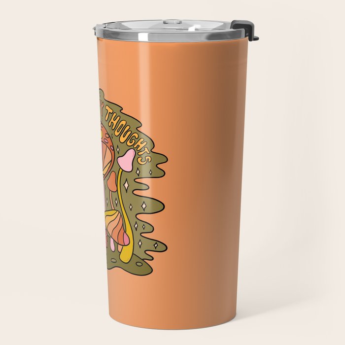 Think Happy Thoughts Travel Mug Gallery Image 2