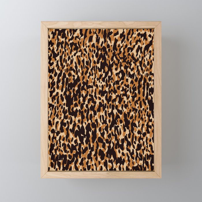 Animal Print Leopard Pattern Mini Art Print Gallery Image 1