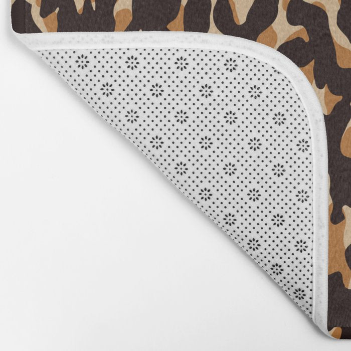Animal Print Leopard Pattern Bath Mat Gallery Image 2